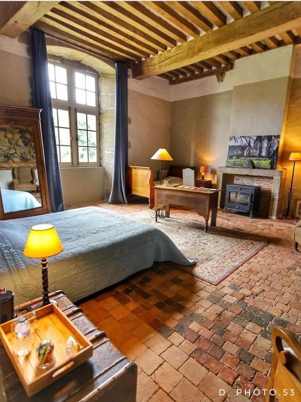 Chateau De Bourgon Montourtier Eksteriør bilde